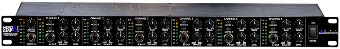 ART HEADAMP6-PRO HeadAmp6 Pro 6 Channel Headphone Amplifier