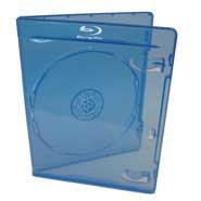 American Recordable Media BDB1/TB Case, BluRay, Translucent Blue, Single