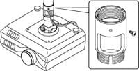 Peerless ACC800 Cord Management Adapter, 3.5”H