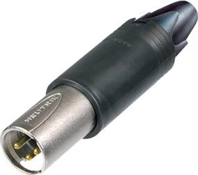 Neutrik NC3FM-C-B ConvertCON Unisex Female / Male 3-Pole XLR Cable Connector, Black