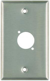 Pro Co WPU1004 Single Gang Wallplate With D-Series Punch, Steel