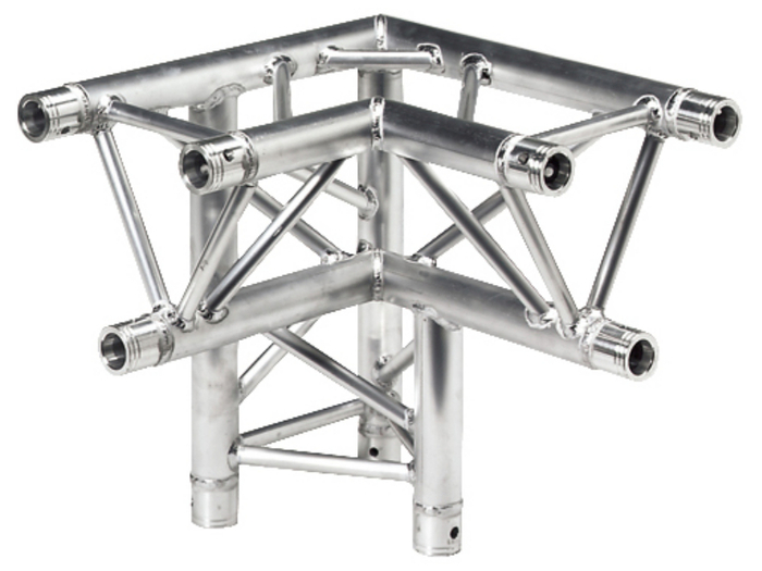 Global Truss TR-4093DL 3-Way 90 Degree Left Corner, Apex Down Left