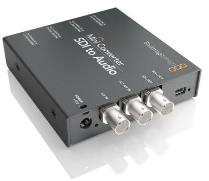 Blackmagic Design Mini Converter SDI to Audio 1080p 3G/HD/SD-SDI To 4x 1/4" Audio Embedder And Converter