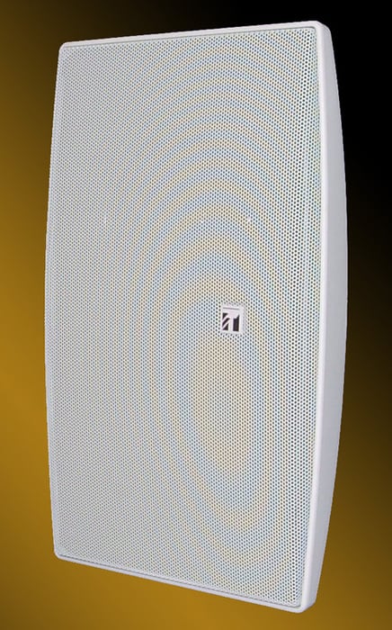 TOA BS-1034 5" Wall-Mount Slim Box Speaker, Off-White