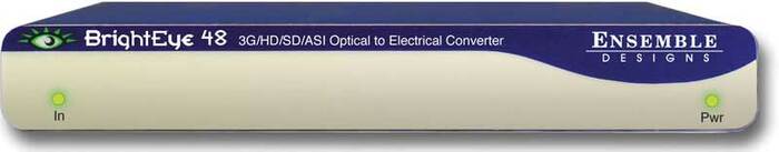 Ensemble Designs BrightEye 48 3G/HD/SD/ASI Optical To Electrical Converter And Distribution Amplifier