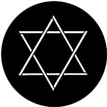 Rosco 78005 Steel Gobo, Star Of David