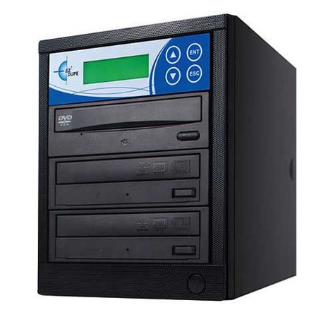 EZ Dupe EDL2 Disk-Lok 2 Target DVD/CD Duplicator, Copy Protected, Black