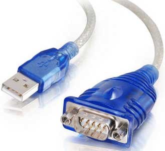 Cables To Go 26886 1.5 Ft. USB To DB9 RS-232 Serial Adapter Cable