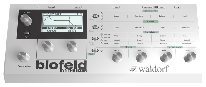 Waldorf Music BLOFELD-DESKTOP Synthesizer,Desktop, Up To 25 Voices