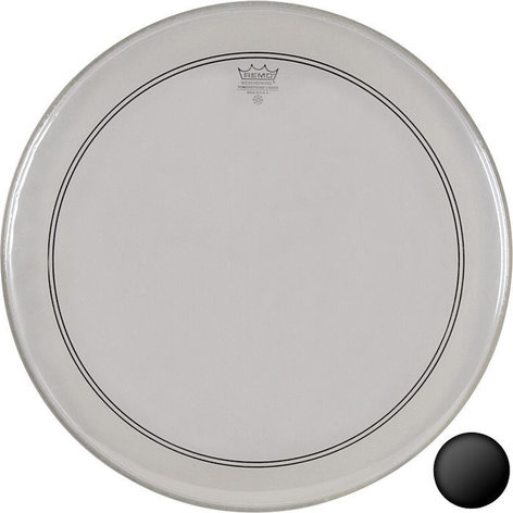 Remo P3-1320-C2 20" PowerStroke 3 Clear Bass Drum Head With Falam Patch