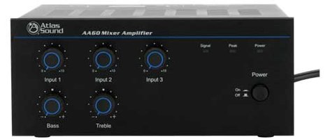 Atlas IED AA60 3 Channel 60W Mixer Amplifier