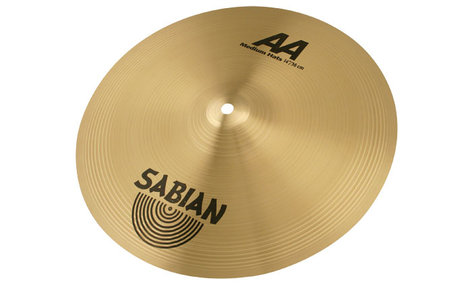 Sabian 21402 14" AA Medium Hi-Hat Cymbals In Natural Finish