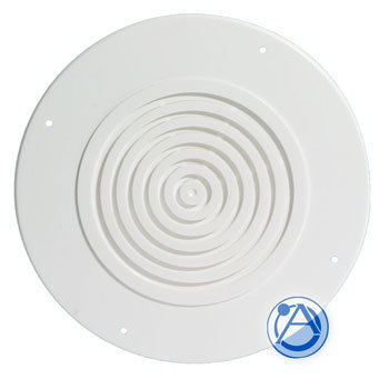 Atlas IED P900 8" Round White Plastic Baffle