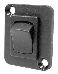 Ace Backstage C-25129 Rocker Switch On DBA, DPDT ON-ON, Panel Mount