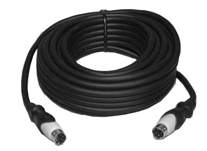 Philmore VHS4012 12 Ft. S-VHS 4-Pin Male To Female Extension Cable