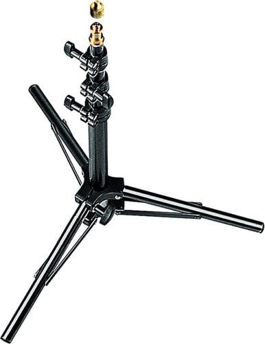 Manfrotto 156BLB Black Aluminum Mini Kit Stand, 4'