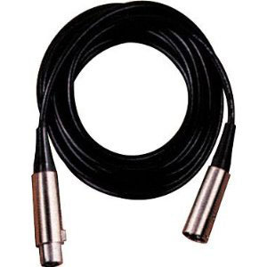 Shure C50J 50' Hi-Flex Mic Cable (for Low Impedance), Chrome XLRF To XLRM Connectors