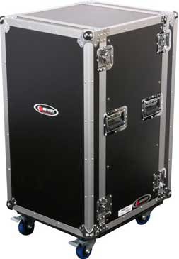 Odyssey FZAR20W Pro Amplifier Rack Case, 20 Rack Units With Wheels