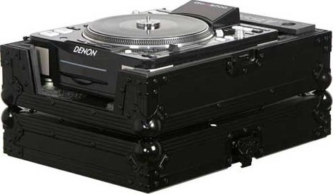 Odyssey FZCDJ-BL 12.8"x3"x15.3" CD/Digital Media Player Case, Black