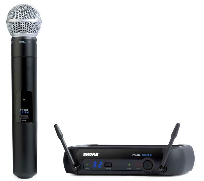 Shure PGXD24/SM58 Single-Channel Wireless System With SM58 Handheld Mic