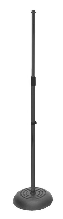 On-Stage MS7201B 33-60" Round Base Microphone Stand, Black