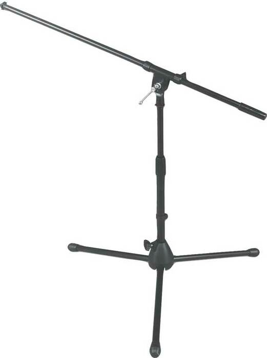 On-Stage MS7411B 17-27" Drum And Amplifier Tripod Microphone Stand With Boom