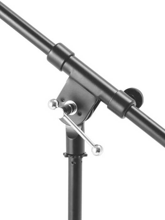On-Stage MS7411B 17-27" Drum And Amplifier Tripod Microphone Stand With Boom