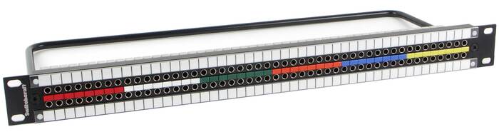 Switchcraft MMVP48K1N75T 96-Channel MMVP Series Video Patchbay, 1 Rack Unit