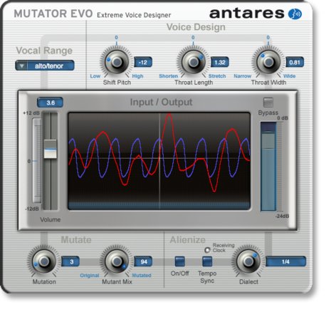 Antares MUTATOR-EVO Extreme Voice Designer Plug-in (Mac/PC)