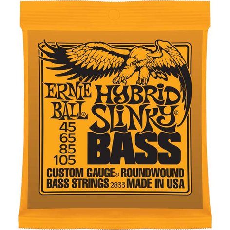 Ernie Ball P02833 .045"-.105" Hybrid Slinky Electric Bass Strings