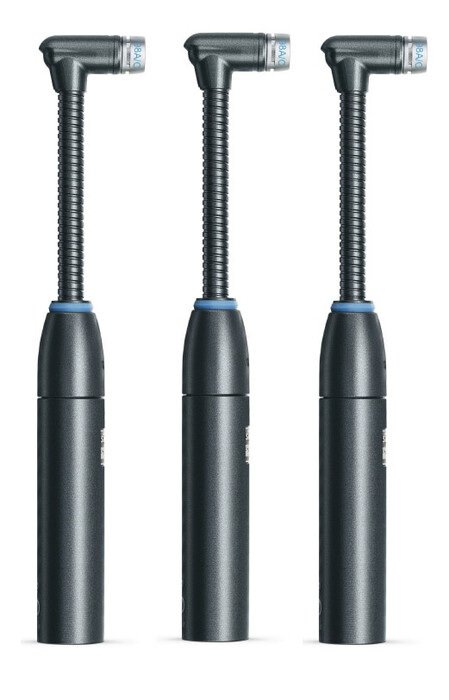 Shure BETA 98AMP/C-3PK Miniature Cardioid Condenser Drum Mic With XLR Preamp And Universal Stand Mount, 3 Pack