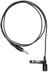 OWI CRS-LMIC Black Cardioid Directional Lapel Mic With Clip For CRS-101 Infrared Wireless Mic System
