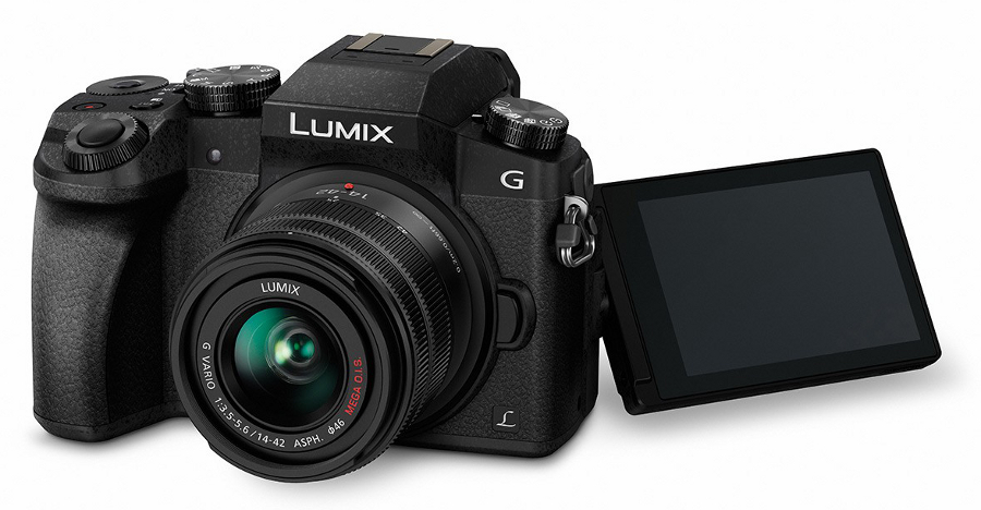 Duizeligheid vonnis Doe het niet Panasonic DMC-G7KK 16MP 4K LUMIX G7 Interchangeable Lens Camera Kit With  14-42mm Lens In Black | Full Compass Systems