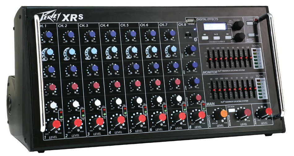 Peavey XRS 8-Channel Powered Mixer - Sound Productions