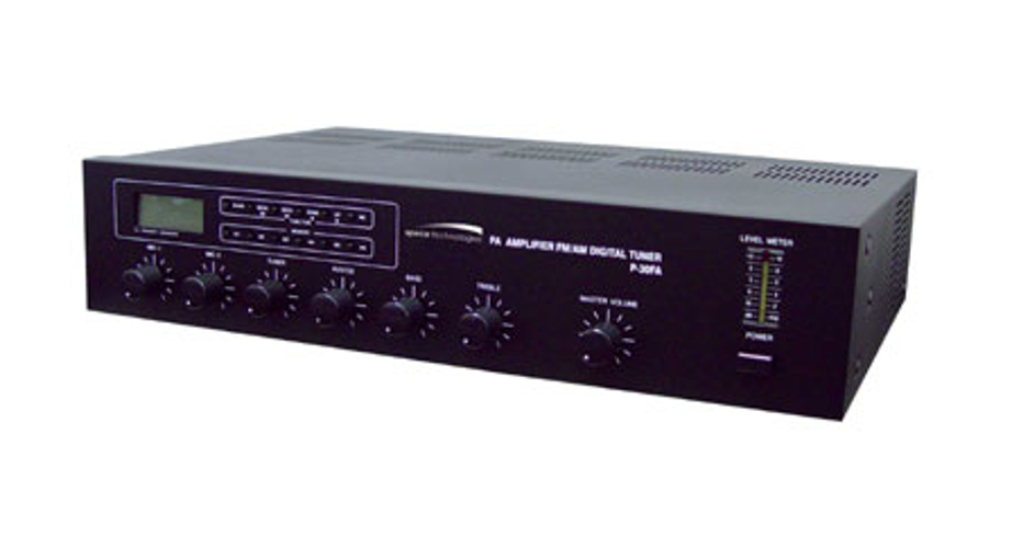 Speco Technologies P30FA 30W Amplifier With Digital AM/FM Tuner Full  Compass Systems