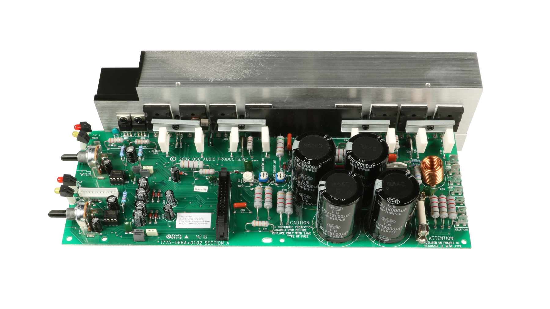 qsc rmx 2450 power amplifier