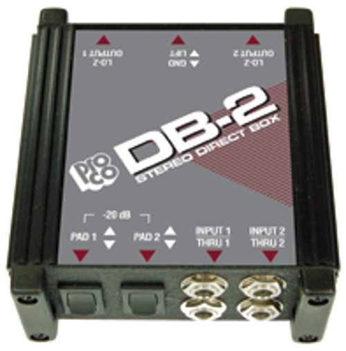 Pro Co DB2 Passive Stereo Direct Box Full Compass Systems