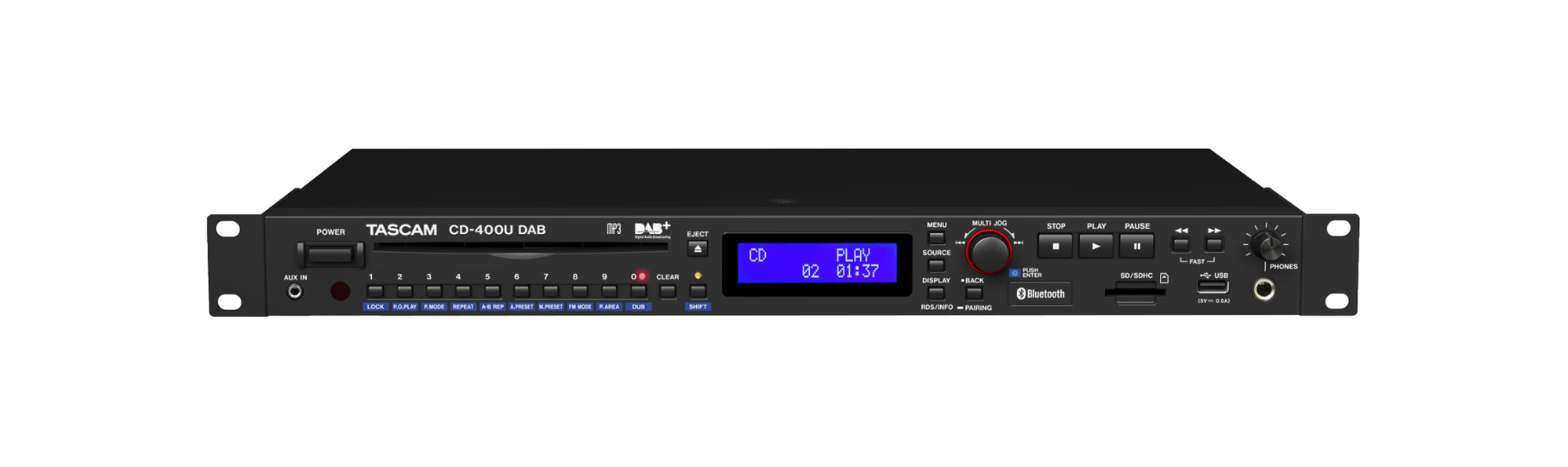 Victor wazig Machtig Tascam CD-400U Rack-mount CD / Media Player With Bluetooth Receiver And  AM/FM Tuner | Full Compass Systems