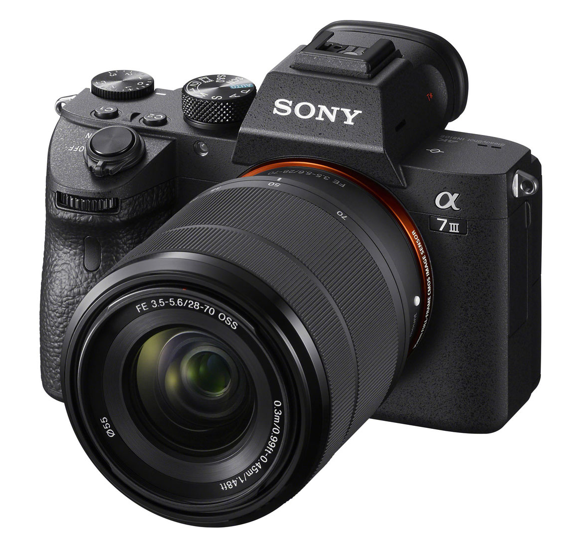 Sony Alpha 24.2MP FE Camera F3.5-5.6 Lens Full Kit Full 28-70 Mirrorless 28-70mm OSS a7 mm with Frame Compass III Systems 