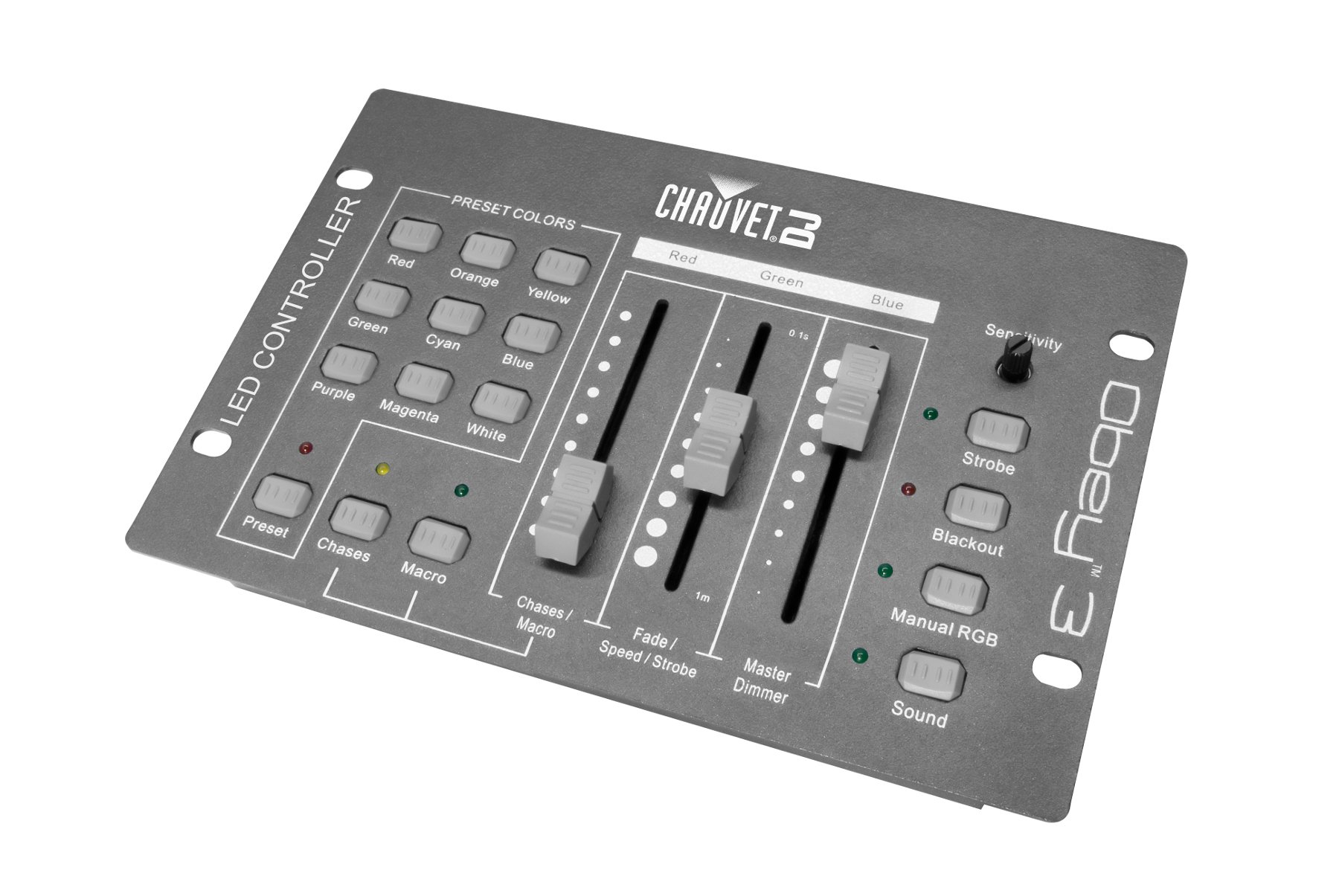 underkjole type Muldyr Chauvet DJ Obey 3 DMX Controller For RGB LED Lighting Fixtures | Full  Compass Systems