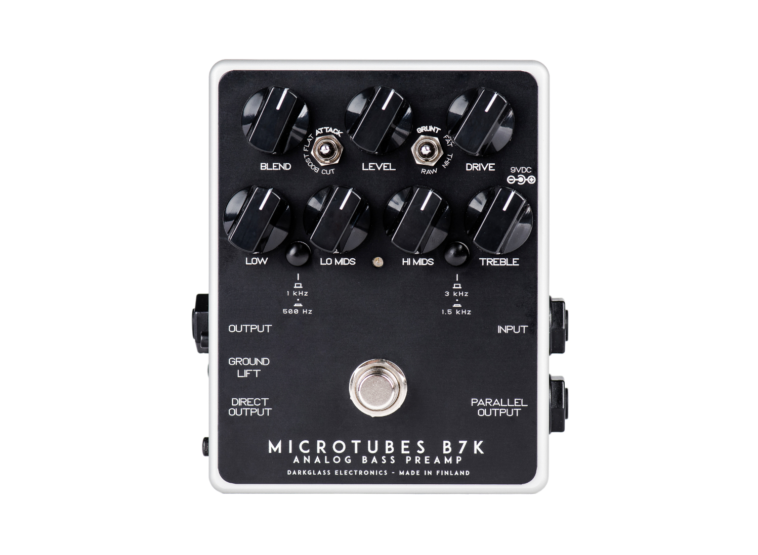 Darkglass Electronics Microtubes B7K V2 Bass Preamp Pedal with