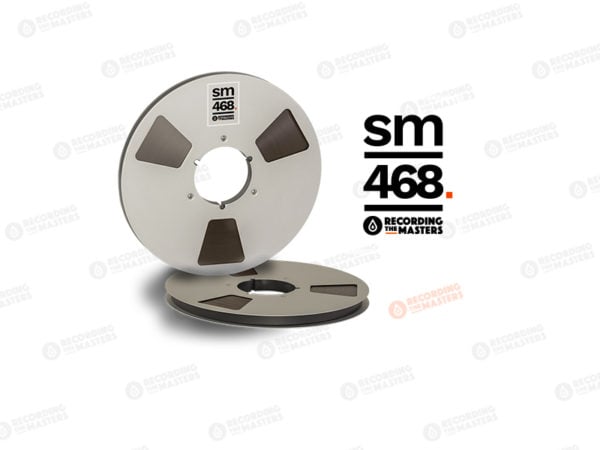 RTM SM468 1/4 x 2500' Analog Recording Tape 10.5 Metal Reel in