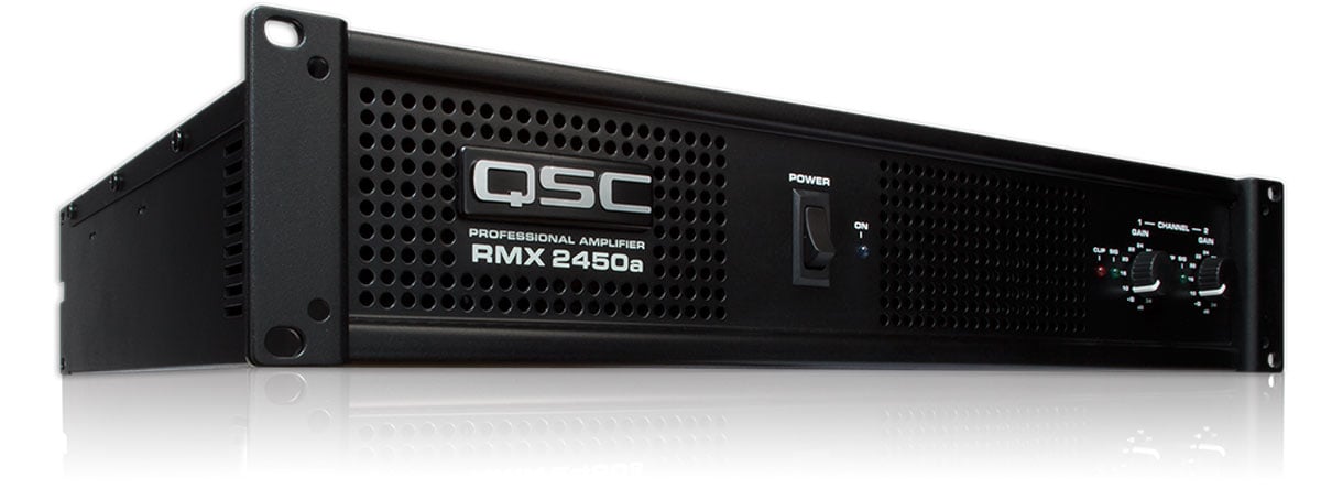 QSC RMX2450a 2-Channel, 500W Per Channel At Ohm, 750W Per Channel At Ohm,  1200W Per Channel At Ohm Full Compass Systems
