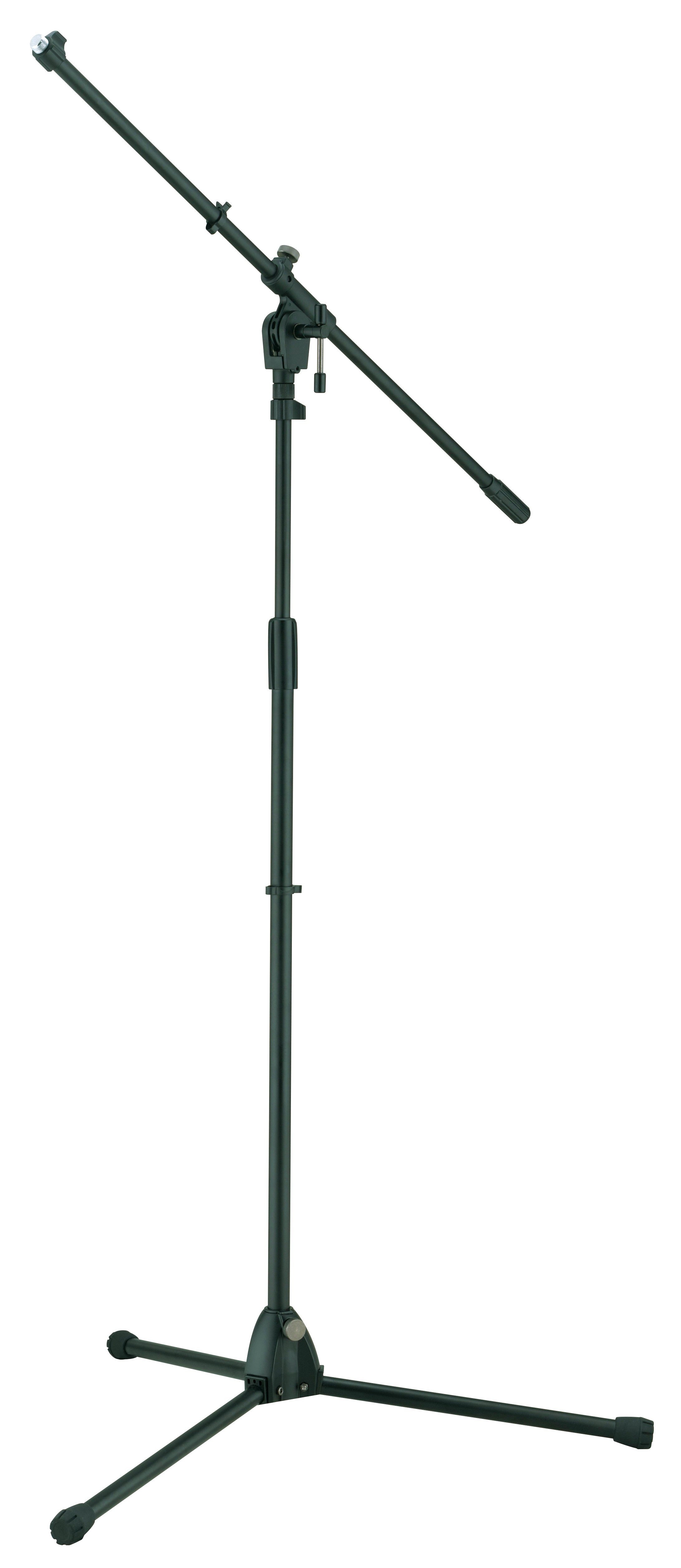 Vu MST100-30B Standard Height Mic Stand with Single Point Adjustable Boom  Arm