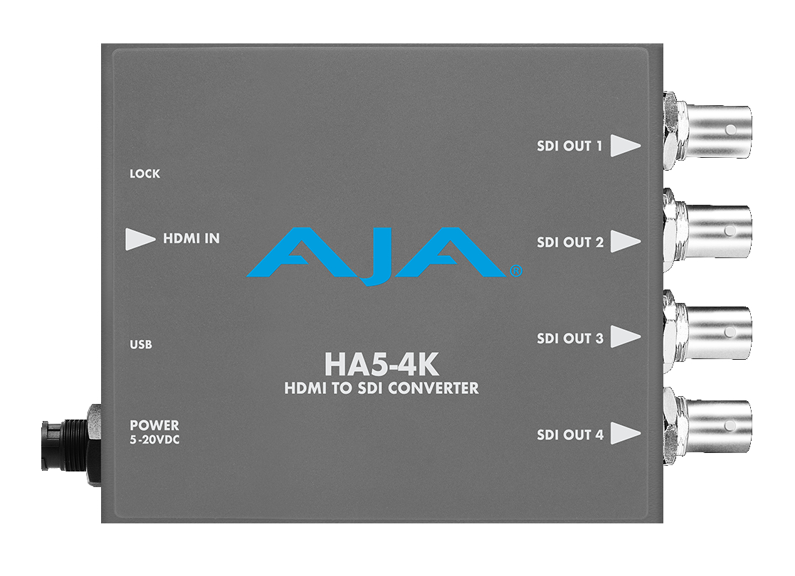 AJA HA5-4K HDMI→SDI コンバーター おまけ（冷却フレーム）付き 