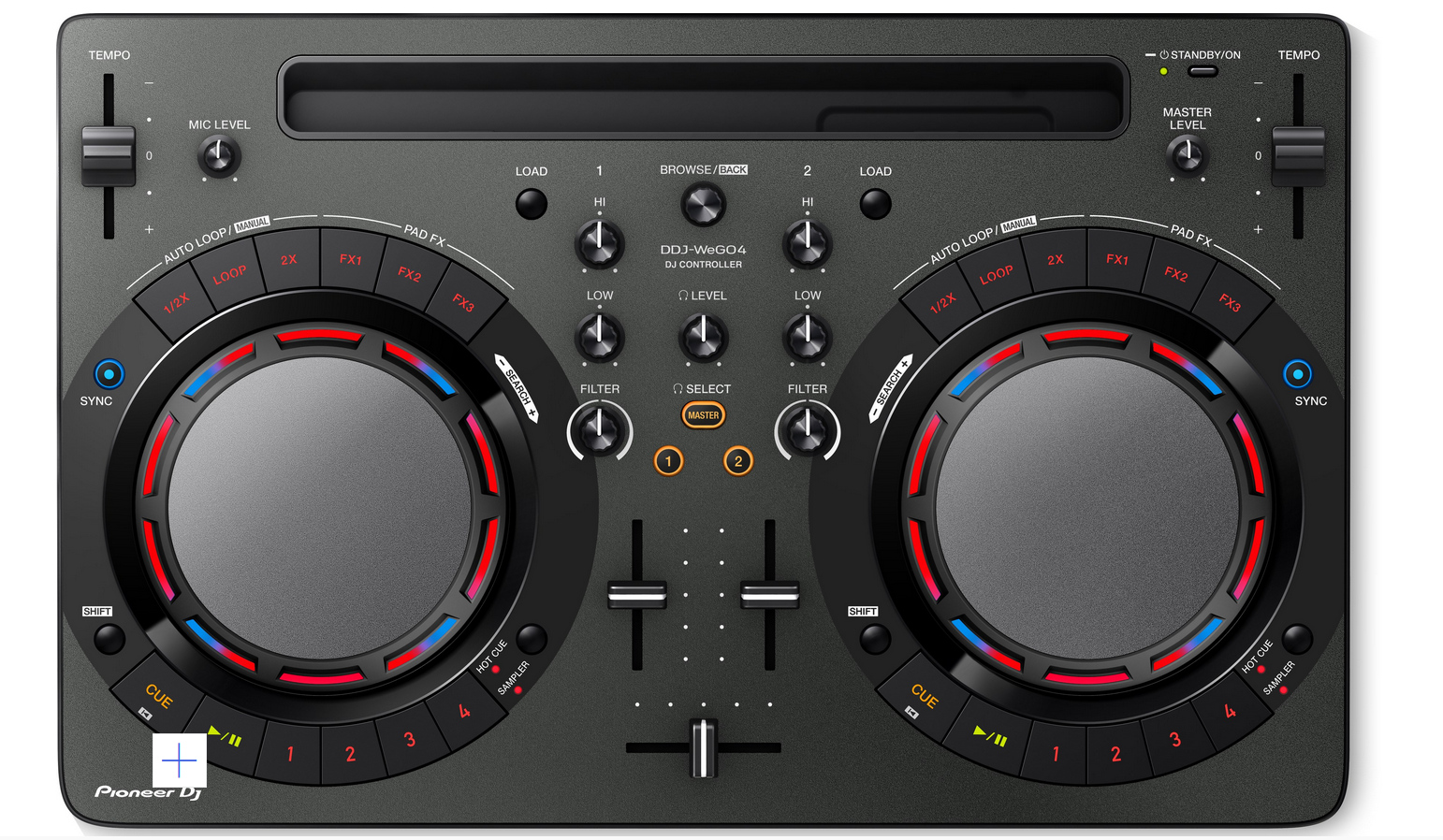 Pioneer DDJ-WEGO4-K-RST-AG [RESTOCK ITEM] Portable DJ Controller