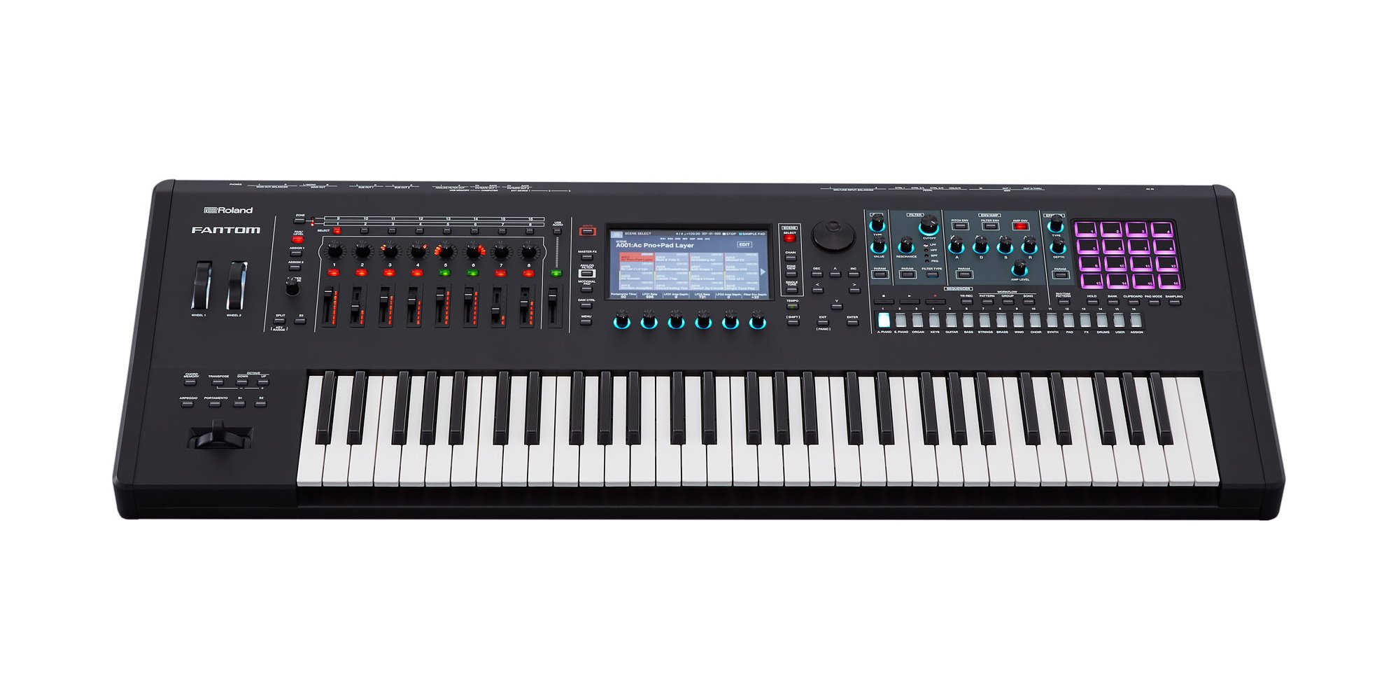 Roland FANTOM 6 61-Key Music Workstation Keyboard | Full Compass