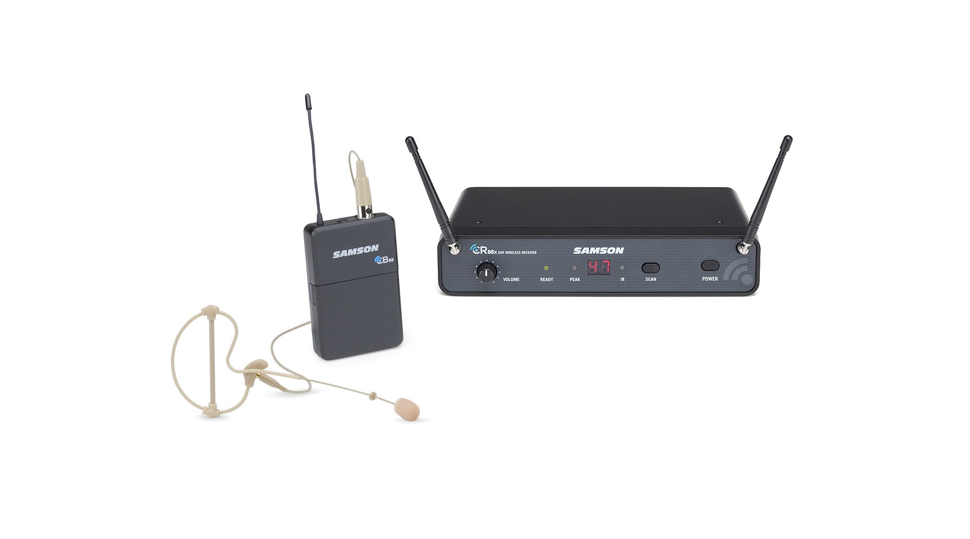 Photos - Microphone SAMSON SWC88XBCS Concert 88x Wireless Earset System with SE10   