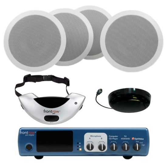 Frontrow Pd Csp Cs Ceiling Speakers System With Wireless Pendant Microphone Ceiling Sensor