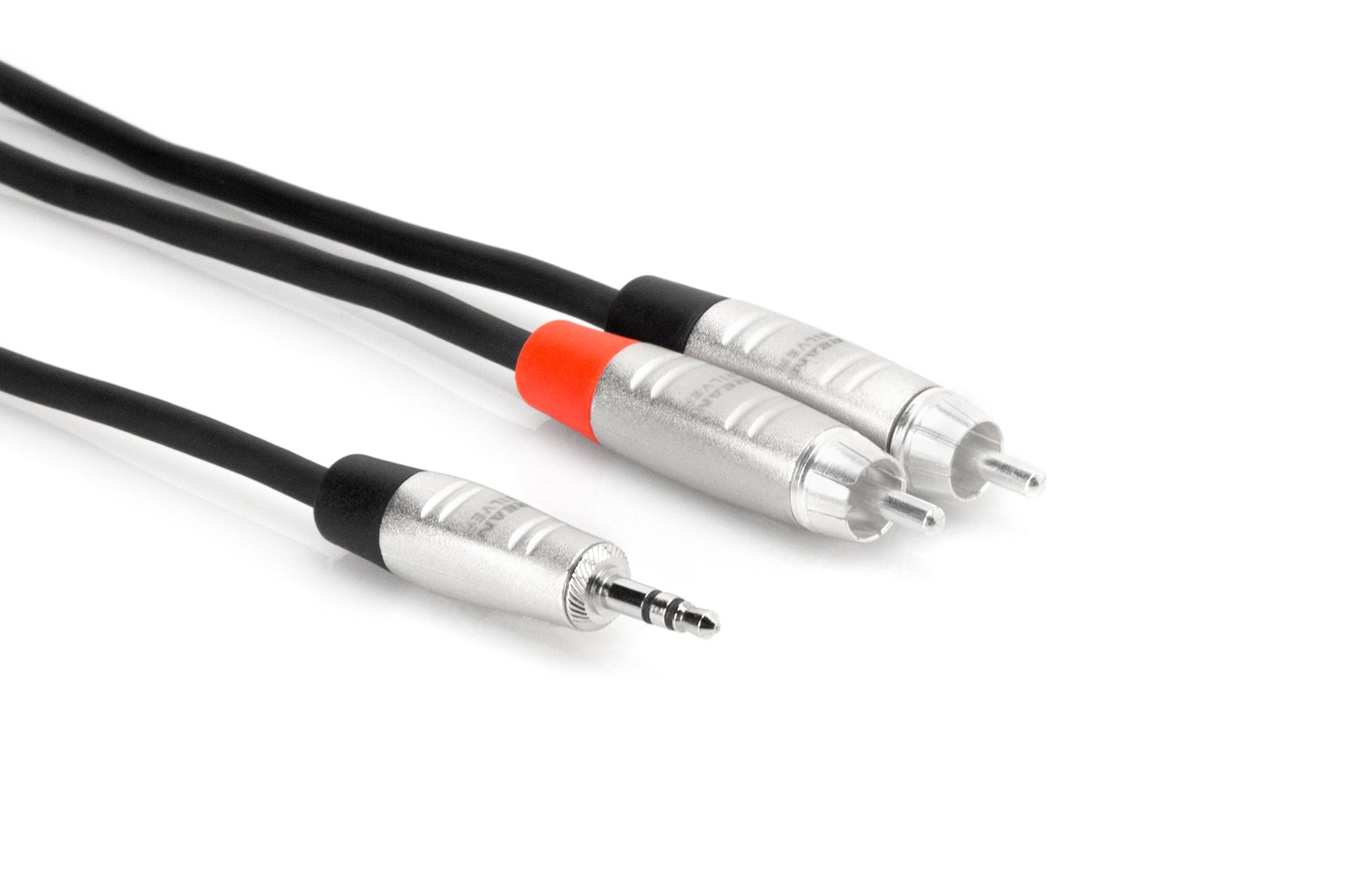 Photos - Cable (video, audio, USB) Hosa HMR-010Y 10' Pro Series 3.5mm TRS to Dual RCA Audio Y-Cable 
